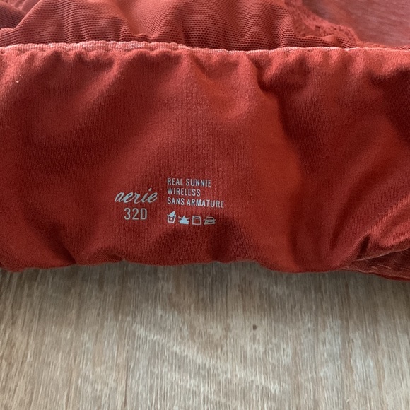 aerie Real Sunnie Wireless Racerback Bra Lined 32D - Picture 4 of 5
